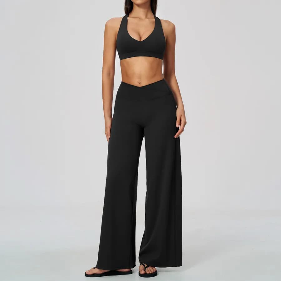 Bra + wide-leg set