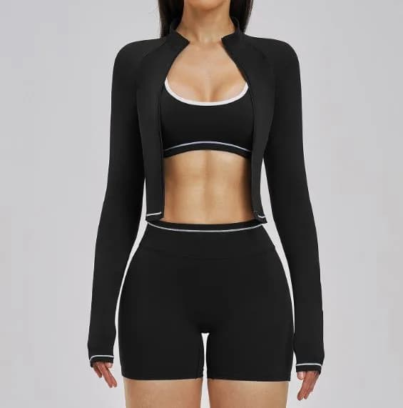 3562 Jacket + 3562 Bra + 3562 Shorts ( 3-Piece Set ) TZ3562-7 — product image 1