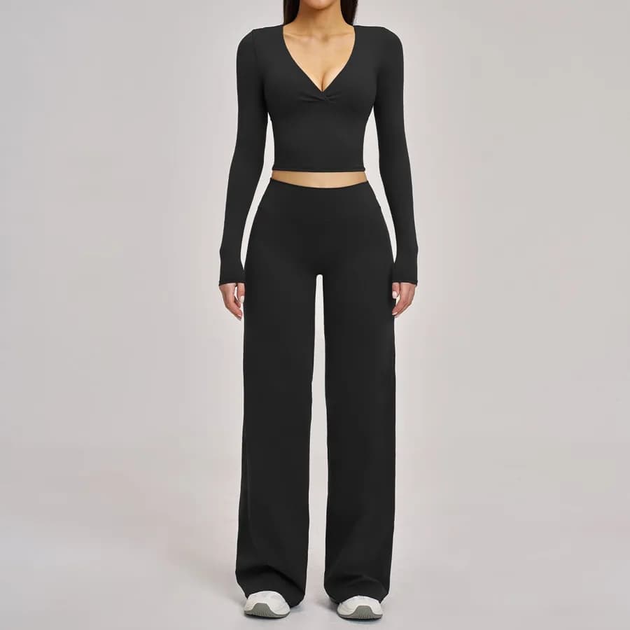4520 Long Sleeve + 3127 Wide-leg Pants TZ4520-6 — product image 1