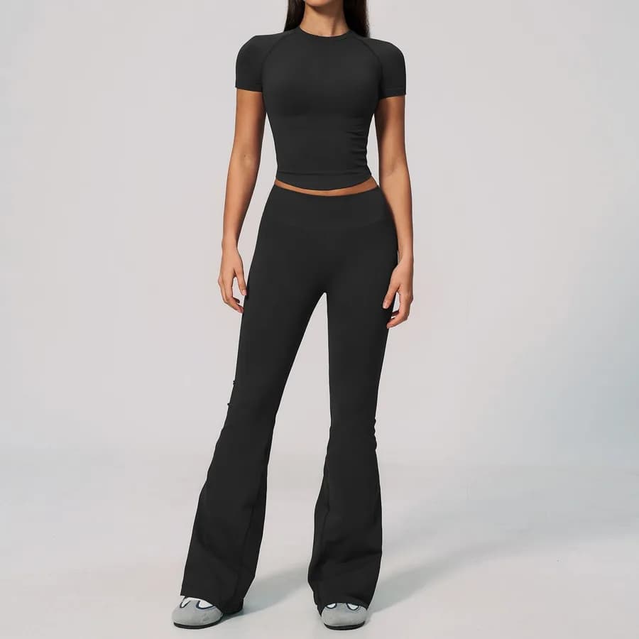 4535 Short Sleeve + 4535-2 Flared Pants TZ4535-12 — product image 1