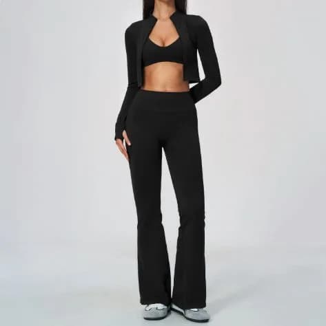 5112 Bra + 5112 Flared Pants + 5112 Jacket ( 3-Piece Set ) TZ5112-18 — product image 1