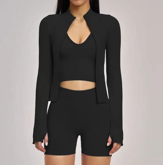 7755 Jacket + 5518-2 Tank + 7655 Shorts ( 3-Piece Set ) TZ5518-7 — product image 1