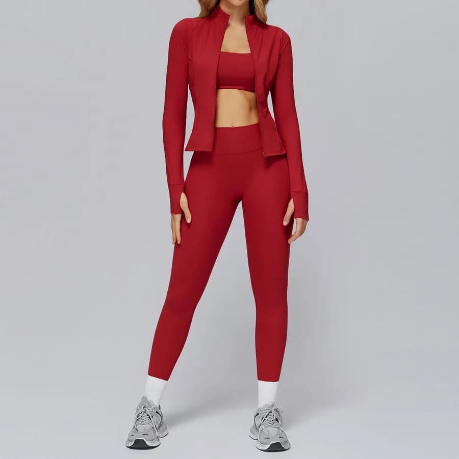 EWT4510-1 Jacket + EWX4510-2 Bra + ECK4510 Pants (3 -Piece Set ) — ETZ4510-5