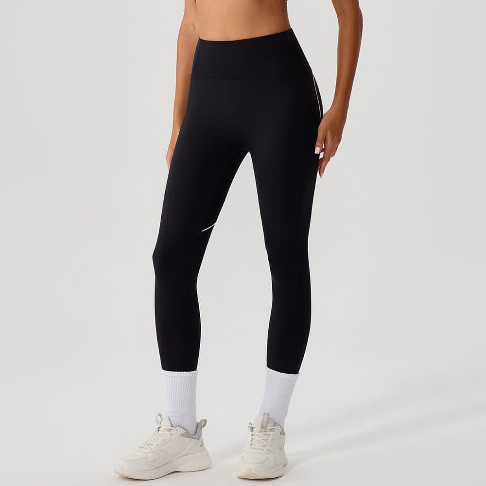 Sports White Color-Block Sculpting Pants KW429 — product image 1