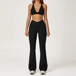 2044 Bra + 2030-2 Flared Pants Set TZ2044-5 — product image 1