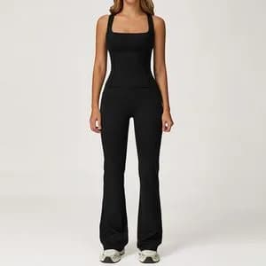 2044 Tank + 2030-2 Flared Pants Set TZ2044-8 — product image 1
