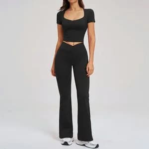 2539 Short Sleeve + 2030-2 Flared Pants TZ2539-6 — product image 1