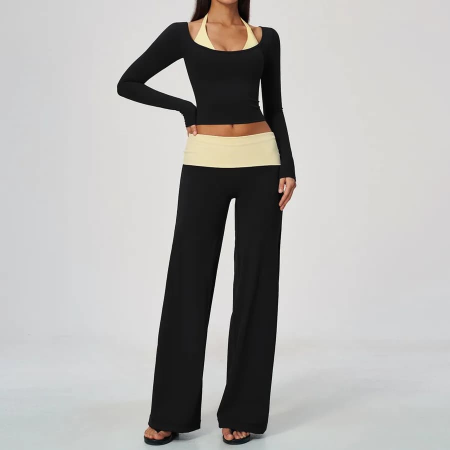 2585 Long Sleeve + 2585-2 Wide-leg Pants TZ2585-6 — product image 1