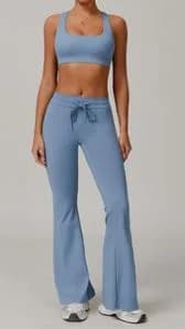 3012 Bra + 3012 Flared Pants Set — TZ3012-2