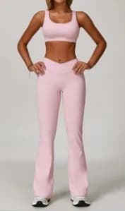 4501 Bra + 9177 Flared Pants Set — TZ4501-1