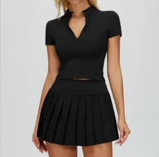 4514 Short Sleeve + 4514 Midi Skirt Set TZ4514-9 — product image 1