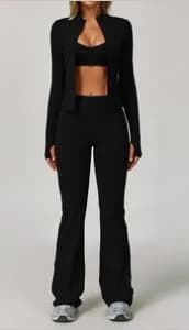 5061 Bra + 5061 Flared Pants + 9000 Jacket (3 -Piece Set ) TZ5061-6 — product image 1