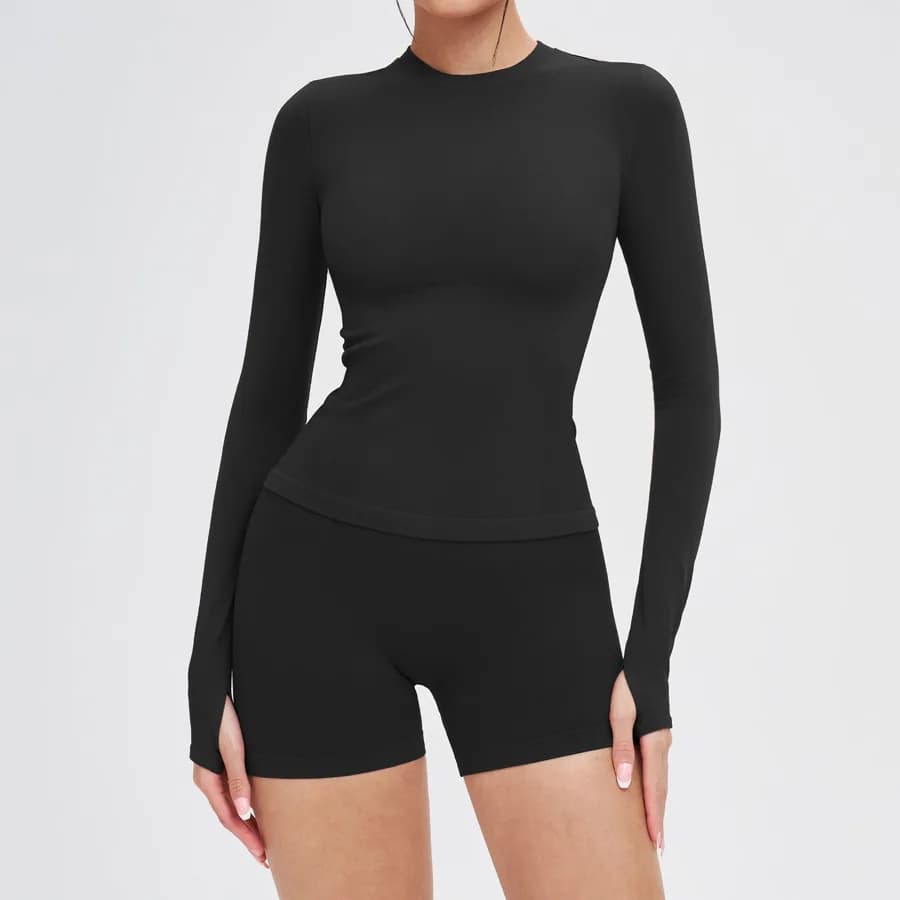 5081 Long Sleeve + 7655 Shorts Set — TZ5081-1