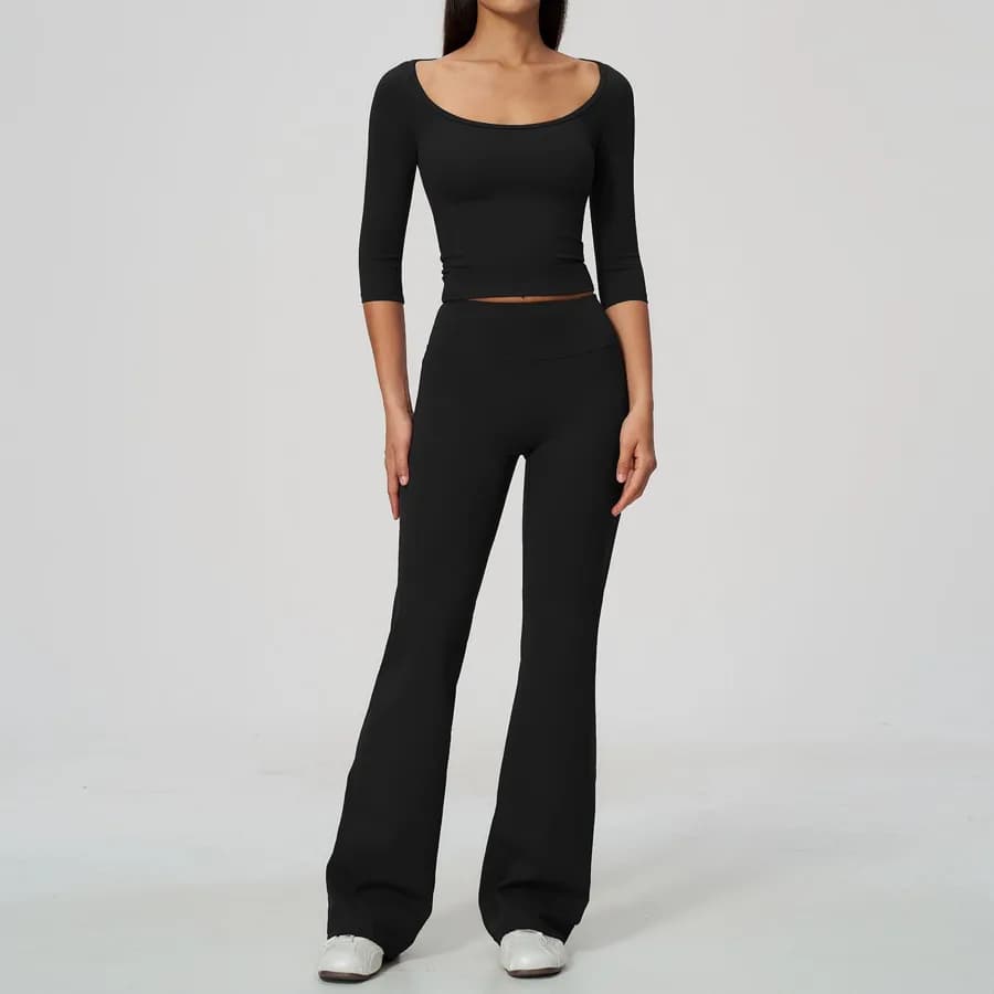 5575 Mid Sleeve + 5061 Flared Pants TZ5575-10 — product image 1