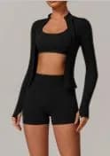 7137 Bra + 7755 Jacket + 7137 Shorts Set (3 -Piece Set ) TZ7137-3 — product image 1