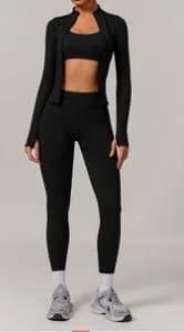 7137 Bra + 7755 Jacket + 7318 Pants Set (3 -Piece Set ) TZ7137-4 — product image 1