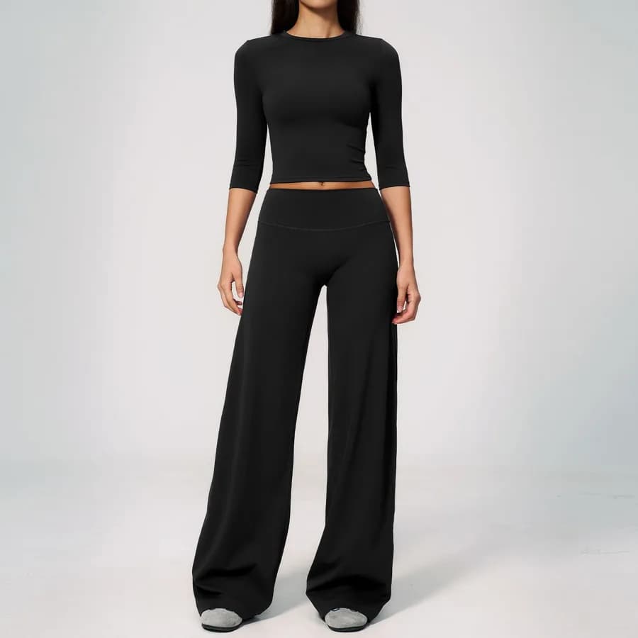 8455 Mid Sleeve + 5529-1 Pants Set TZ8455-13 — product image 1