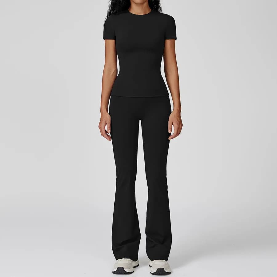 8455 Short Sleeve + 5061 Flared Pants TZ8455-6 — product image 1