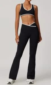 8843 Bra + Flared Pants Set — TZ8843-1