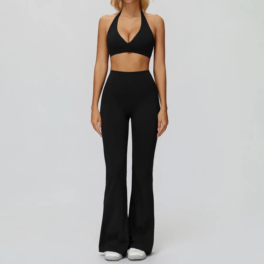 9308 Bra + 9308-2 Flared Pants Set — TZ9308-3