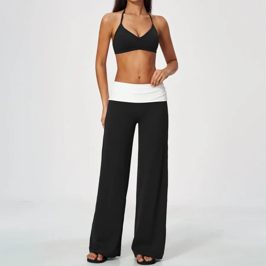 9666 Bra + 9666-2 Wide-leg Pants TZ9666-1 — product image 1