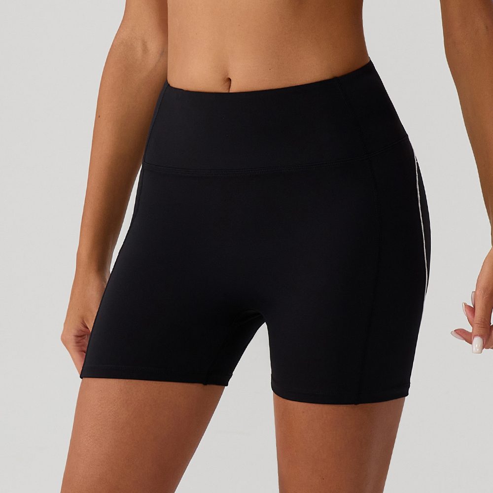 White Color-Block Shorts KW427 — product image 1