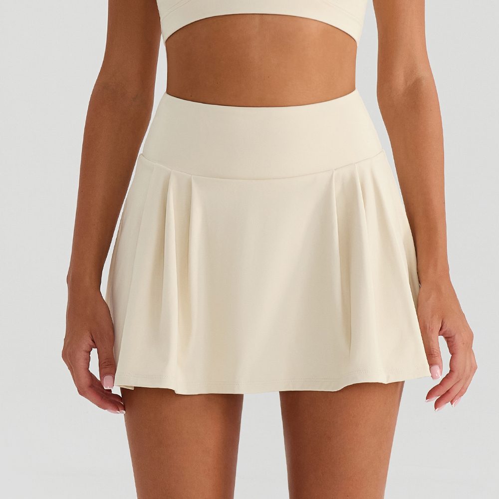 Second-Skin Stretch Tummy-Control Pocket Safety A-Line Skirt KW435 — product image 1