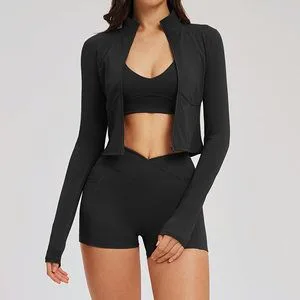 2539 Jacket + 2539 Bra + 2030 Shorts ( 3-Piece Set ) TZ2539-10 — product image 1
