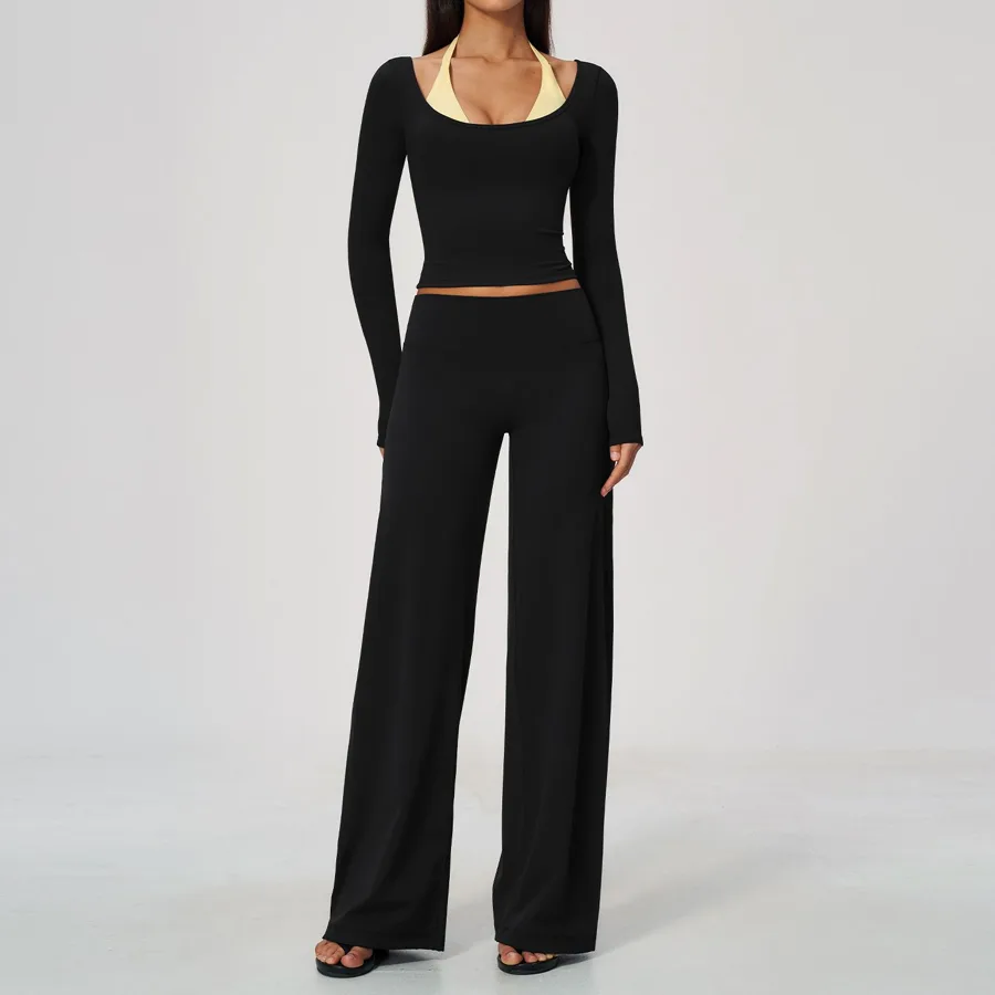 2585 Long Sleeve + 2585-1 Wide-leg Pants TZ2585-5 — product image 1
