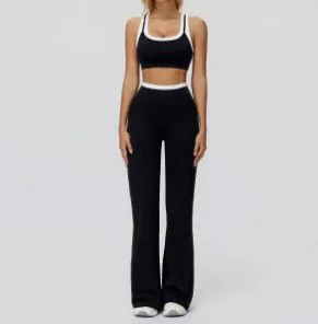 3129 Bra + 3129-2 Wide-leg Flared Pants Set TZ3129-3 — product image 1