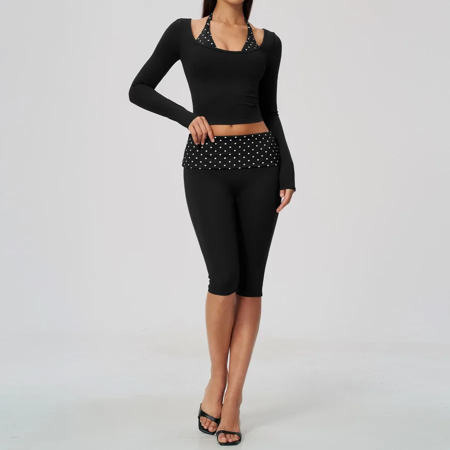 4549 Long Sleeve + 4549 Capri Set TZ4549-9 — product image 1