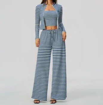 4566 Bra + 4556 Wide-leg Pants + 4556 Jacket TZ4556-6 — product image 1