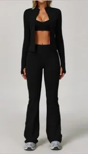 5061 Bra + 5061 Flared Pants + 9000 Jacket (3 -Piece Set ) TZ5061-6 — product image 1