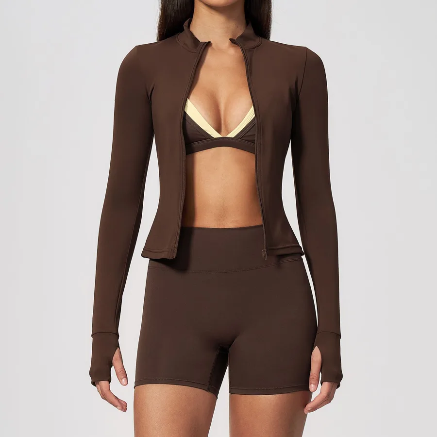 6116-1 Bra + 9300 Shorts + 6116 Long Sleeve 3-Piece Set TZ6116-18 — product image 1