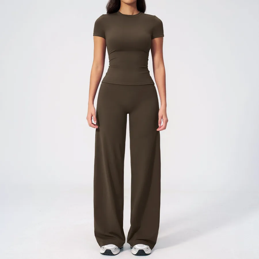8455 Short Sleeve + 5529-1 Wide-leg Pants TZ8455-7 — product image 1