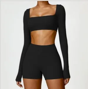 8518 Long Sleeve + Shorts Set TZ8518-4 — product image 1