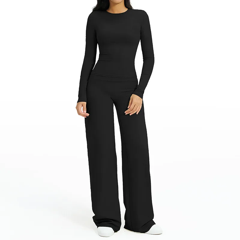 8519 Long Sleeve + 5529-1 Wide-leg Pants TZ8519-8 — product image 1