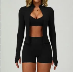 9300 Bra + 6116 Jacket + 9300 Shorts Set (3 -Piece Set ) TZ9300-3 — product image 1