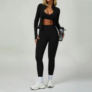 9300 Bra + 6116 Jacket + 6116 Pants Set (3 -Piece Set ) TZ9300-4 — product image 1