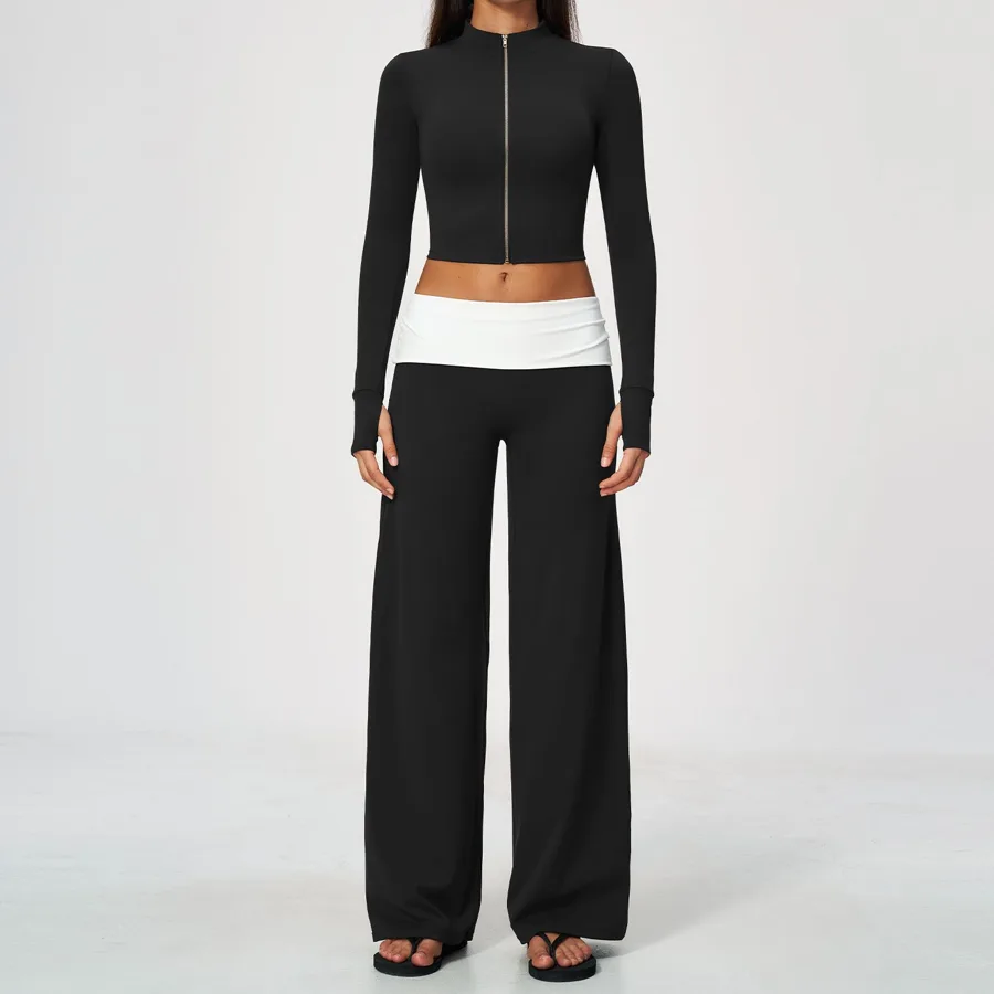 9666 Jacket + 9666-2 Wide-leg Pants TZ9666-3 — product image 1