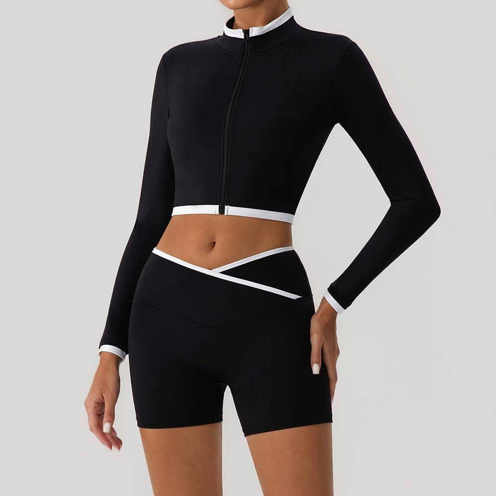 Jacket + Cross-Back Shorts Set YW582+KW449 — product image 1