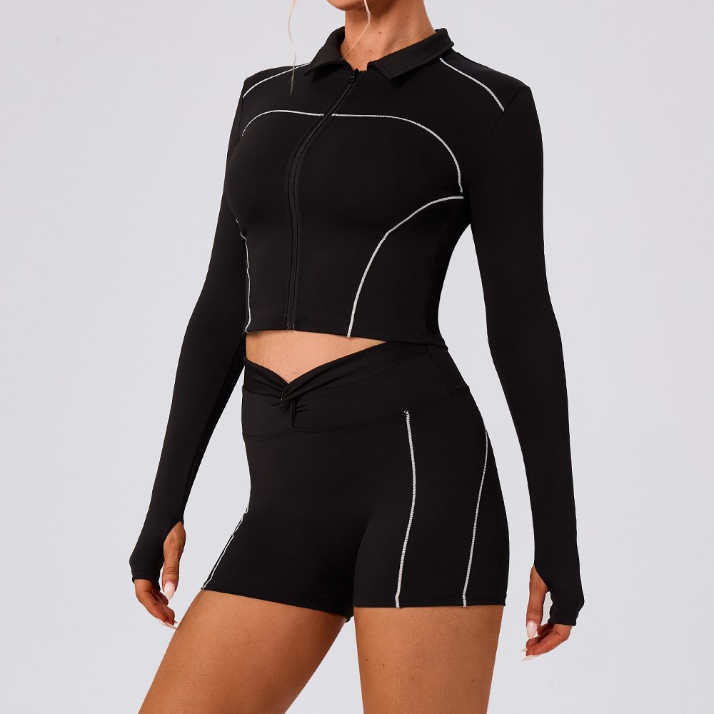 Jacket + High-Waist Shorts Set YW588+KW453 — product image 1