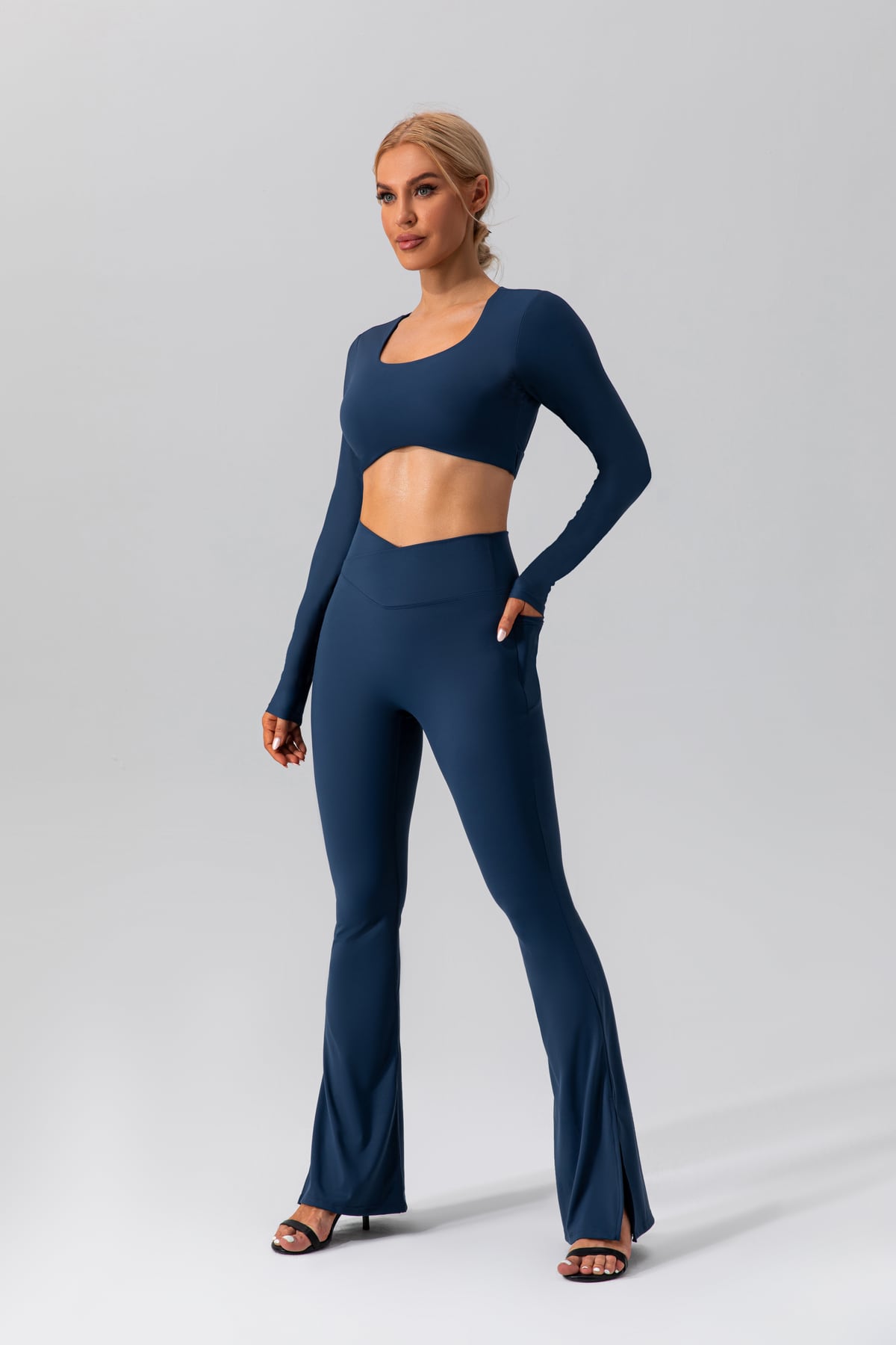 High-Waist Flare Yoga Pants 8