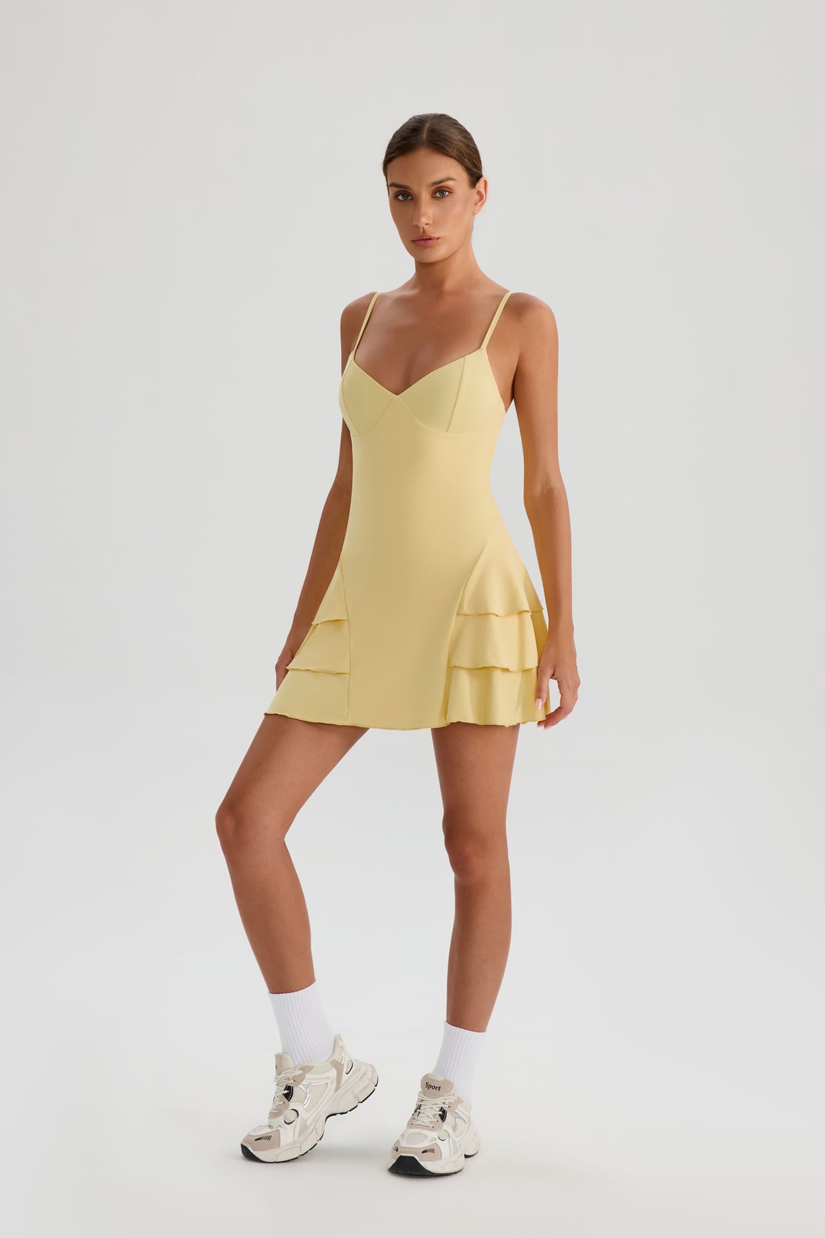 Halter Tennis Dress with Built-In Shorts 8