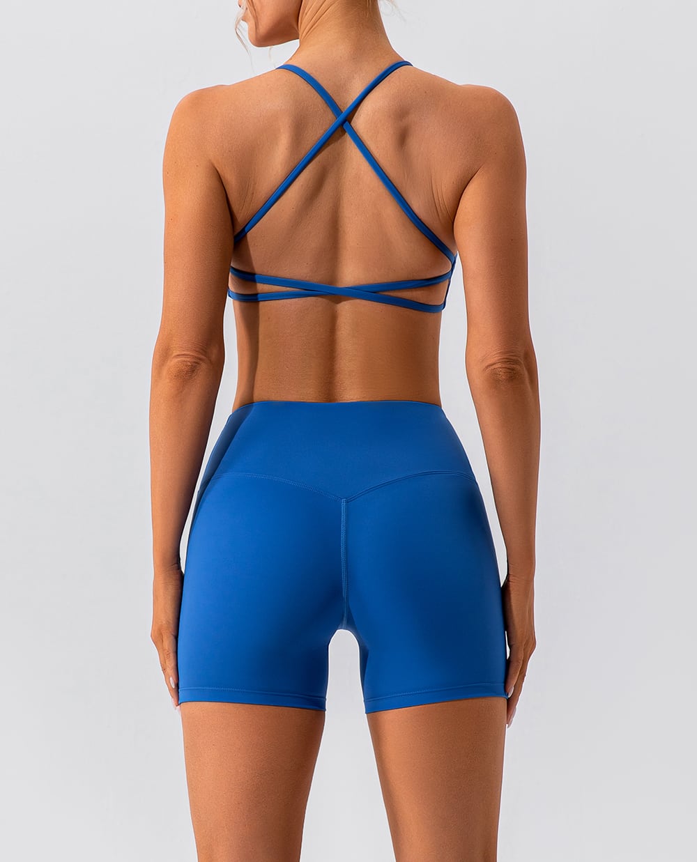 Cross-Back Naked-Feel Yoga Sports Bra 2