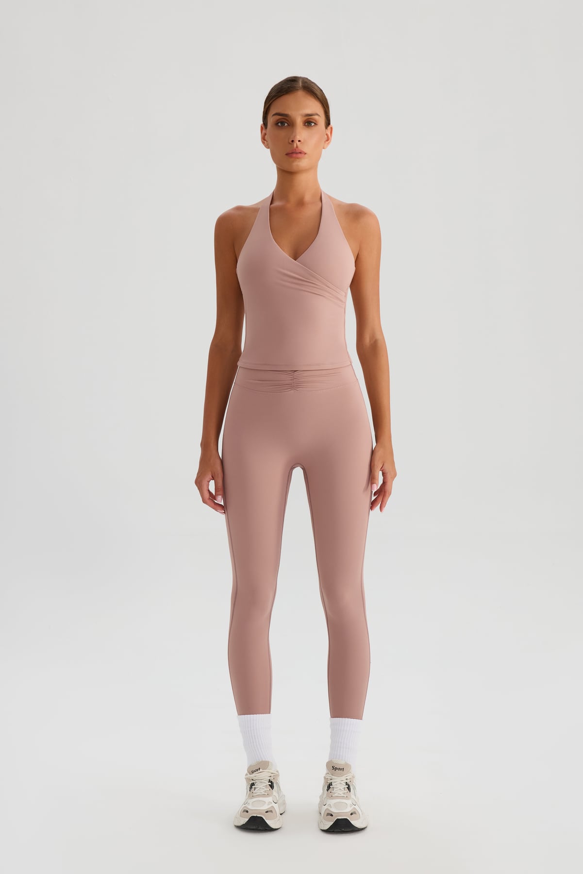 V-Neck Halter Padded Yoga Tank Top 12
